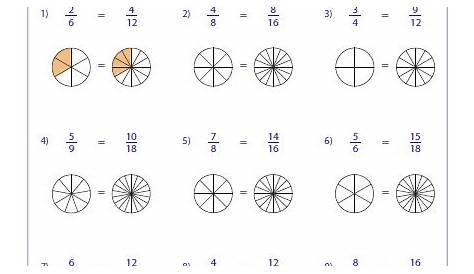 Printable Math Worksheets Equivalent Fractions - Christopher McKinney's