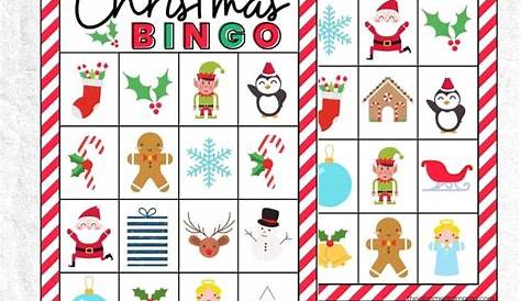20 Free Printable Christmas Bingo Cards - The Incremental Mama