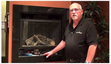 How does a remote control gas fireplace work?