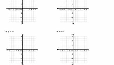 graphing lines worksheets