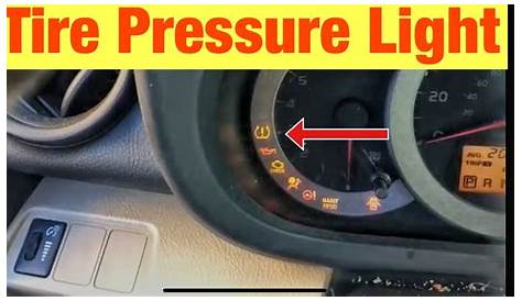 2019 toyota 4runner tire pressure light reset