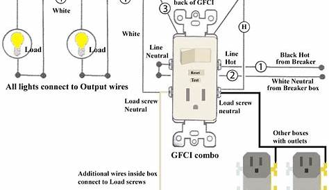 How To Install And Troubleshoot Gfci - Gfci Outlet With Switch Wiring