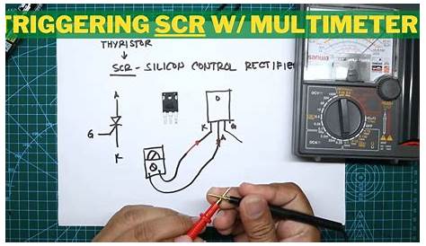 scr testing with multimeter