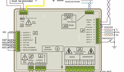genset synchronizing panel wiring diagram