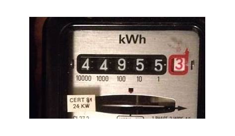 how to read an analog electrical meter
