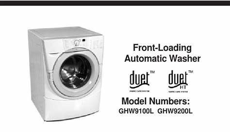 Whirlpool Duet Washer Service Manual | Washing Machine | Ac Power Plugs