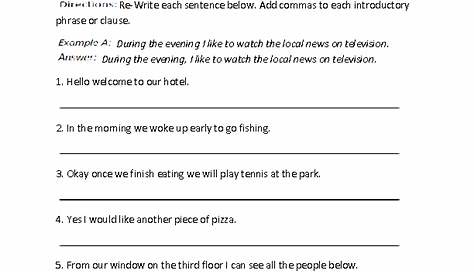 phrases and clauses worksheets with answers