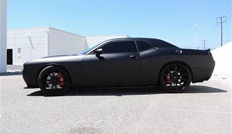 Matte Black Dodge Challenger Hellcat - Exotic Car List