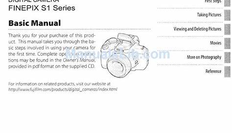 FUJIFILM FINEPIX S1 SERIES BASIC MANUAL Pdf Download | ManualsLib