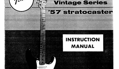 Fender Ft 004 Owner's Manual