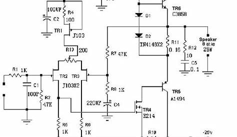 30w amplifier circuit diagram
