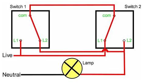 3 way switching circuit diagram