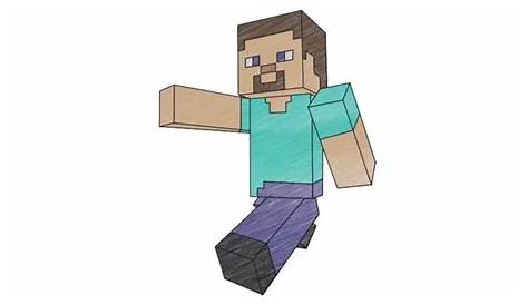 How To Draw Minecraft Steve - My How To Draw