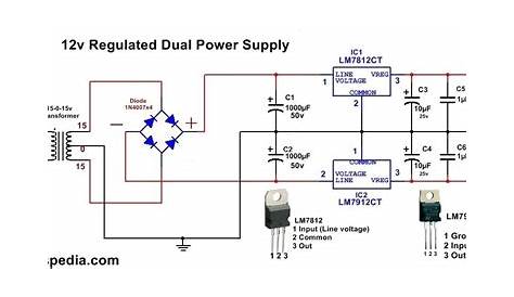 24 volt power supply circuit diagram