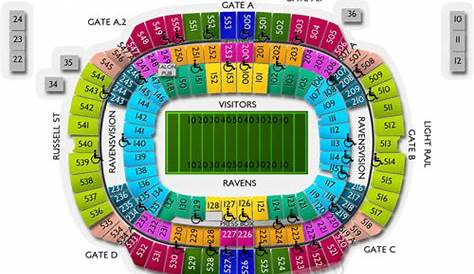 M&T Bank Stadium Event Tickets - Seating Charts
