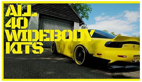 cars with wide body kits forza horizon 4