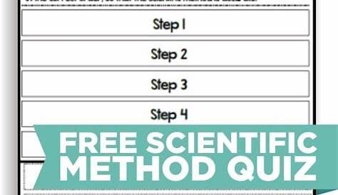 scientific method for 6th graders