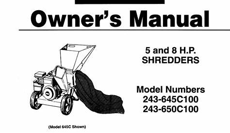 Cub Cadet 243-650C100 Owner's manual | Manualzz