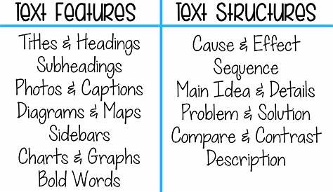 Using Text Features to Understand Text Structures