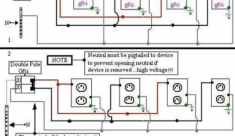 gfci internal circuit diagram