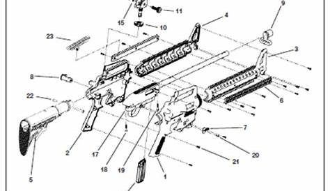 Mossberg 715T Exploded View