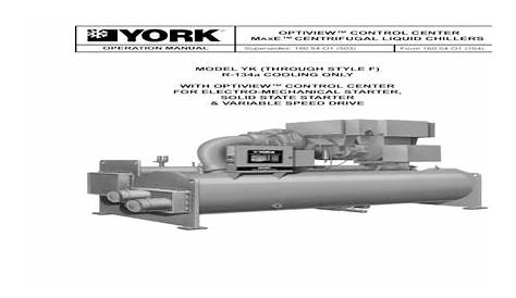 york ys chiller manual