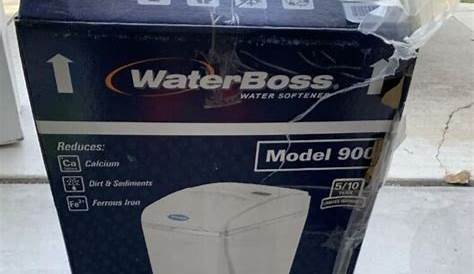 waterboss water softener model 900 manual