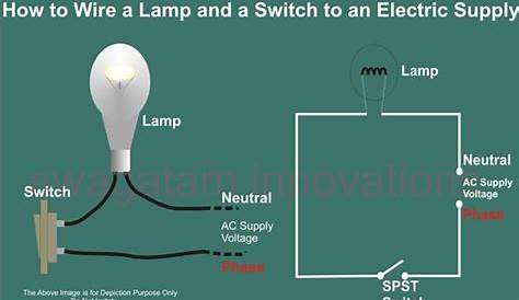 basic lamp circuit diagram