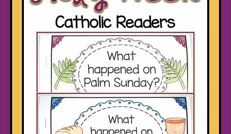 holy week worksheets