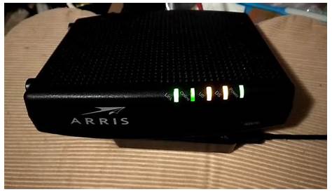 Arris Cable Modem Power On Procedure Reference for Preliminary