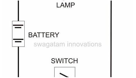 circuit diagram battery light bulb switch