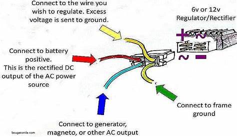 motorcycle regulator rectifier wiring diagram