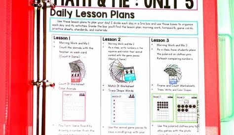 math lesson plan for kindergarten on sorting