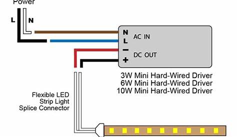 basic led strip light wiring diagram
