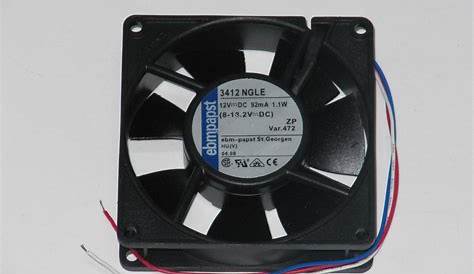 EBM-Papst 3412NGLE 12V 1.1W Cooling Fan