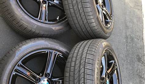 17" oem BMW 3 series 328i factory wheels 17 inch gloss black rims