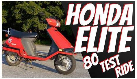 Riding the most INFAMOUS scooter Honda EVER MADE? Honda Elite 80 Test