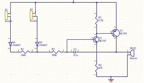 simple circuit schematic diagram