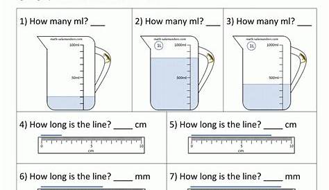 measurement practice worksheet