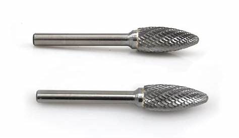 SH Flame Shape Carbide Rotary Burrs - Ares Tools