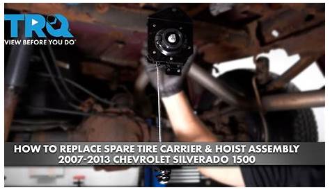 How to Replace Spare Tire Carrier Hoist Assembly 2007-2013 Chevrolet