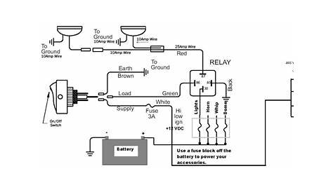 12 volt on off switch wiring diagram