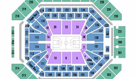 AT&T Center Seating Chart, Views and Reviews | San Antonio Spurs