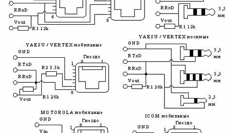 icom programming cable schematic