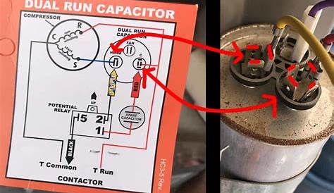 Motor Run Capacitor Wiring Diagram | when wiring not tomorrow