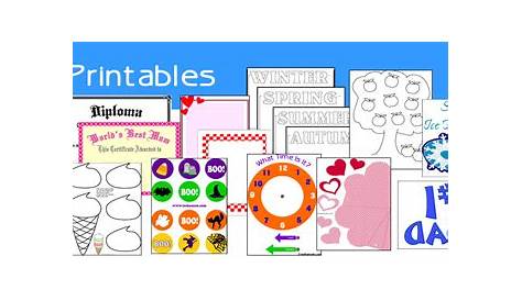 Printable Paper Crafts, Patterns, and Activity Sheets