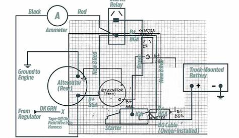 powermaster 1 wire alternator wiring diagram