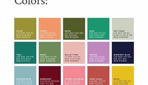 ️Peach Paint Color Chart Free Download| Gmbar.co