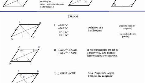geometric proofs worksheet with answers