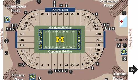 Michigan Stadium Seating Chart